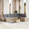 Image de vidaXL 9 pc Beige
