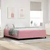 Image de vidaXL Cadre de lit Rose 180 x 200 cm tissu