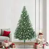 Image de vidaXL Sapin de Noël artificiel pré-éclairé Vert 240 cm PVC