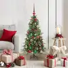 Image de vidaXL Sapin de Noël Artificiel à Branches Articulées Vert 120 cm