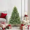 Image de vidaXL Sapin de Noël artificiel avec 150 LED Vert 120 cm PE et PVC