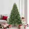 Image de vidaXL Sapin de Noël artificiel avec 300 LED Vert 180 cm PE et PVC