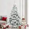 Image de vidaXL Sapin de Noël artificiel avec 300 LED Blanc 210 cm PE et PVC