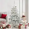 Image de vidaXL Sapin de Noël Artificiel à Branches Articulées Blanc 150 cm