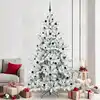 Image de vidaXL Sapin de Noël Artificiel à Branches Articulées Blanc 240 cm