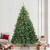 Image de vidaXL Sapin de Noël artificiel avec 300 LED Vert 240 cm PE et PVC