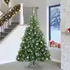 Image de vidaXL Sapin de Noël artificiel avec 300 LED Vert 240 cm PE et PVC