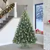 Image de vidaXL Sapin de Noël artificiel avec 300 LED Vert 240 cm PE et PVC