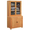 Image de vidaXL Ensemble de meubles de rangement avec stockage 2 pièces Marron