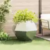 Image de vidaXL Jardinière Argenté 100 x 100 x 80 cm Acier galvanisé