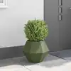 Image de vidaXL Jardinière Vert olive 50 x 50 x 40 cm Acier