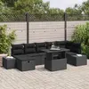 Image de vidaXL Ensemble de canapé de jardin 8 pc polyrotin