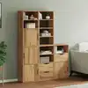 Image de vidaXL Armoires latérales 5 pcs ODDA 40x24x79 cm bois massif pin