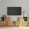 Image de vidaXL Meubles TV 5 pcs avec rangement ODDA bois de pin massif