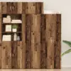 Image de vidaXL Armoire de rangement 2 pc Bois ancien 70 x 42,5 x 185 cm