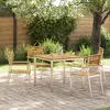 Image de vidaXL Ensemble de salle à manger pour jardin 5 pcs