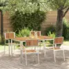 Image de vidaXL Ensemble de repas extérieur 5 pcs