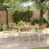 Image de vidaXL Ensemble de repas extérieur 7 pcs