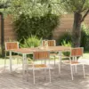 Image de vidaXL Ensemble de repas extérieur 5 pcs