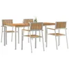 Image de vidaXL Ensemble de repas extérieur 5 pc 180 x 90 x 75 cm