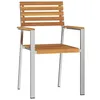 Image de Chaises de jardin empilables vidaXL 8 pcs 54.5x56x89 cm Bois massif d'acacia