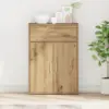 Image de vidaXL Buffet Chêne artisanal 60 x 30 x 84 cm Bois d'ingénierie