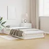 Image de vidaXL Cadre de lit au sol Blanc 80 x 210 cm Pin massif