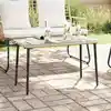 Image de vidaXL Table de Jardin Naturel 80 x 40 x 45 cm polyrotin