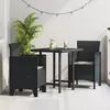 Image de vidaXL Chaise de jardin 2 pcs Anthracite 53 x 49 x 85 cm Polypropylène