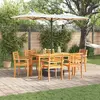 Image de vidaXL Ensemble de salle à manger pour jardin 7 pcs Marron