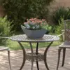Image de vidaXL Cache-pot de jardin 5 pcs Anthracite 35 x 35 x 15 cm