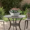 Image de vidaXL Cache-pot de jardin 5 pc Argent 35 x 35 x 15 cm