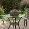 Image de vidaXL Cache-pot de jardin 5 pcs Vert olive 40 x 40 x 15 cm