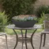 Image de vidaXL Cache-pot de jardin 5 pcs Noir 50 x 50 x 15 cm