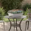 Image de vidaXL Cache-pot de jardin Argent 50 x 50 x 15 cm Acier inoxydable