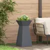 Image de vidaXL Jardinière à pilier 2 pcs Anthracite 35 x 35 x 73 cm