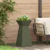 Image de vidaXL Jardinière à pilier 2 pcs Olive 35 x 35 x 73 cm