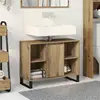 Image de vidaXL Cabinet de salle de bain Chêne artisanal 80 x 33 x 60 cm