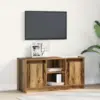 Image de vidaXL Unites TV Marron 100 x 34 x 50 cm Bois d'ingénierie