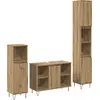 Image de vidaXL Ensemble de mobilier de salle de bain 3 pcs Chêne artisanal