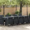 Image de vidaXL Ensemble de salle à manger pour jardin 13 pc Anthracite