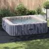 Image de vidaXL Tapis de piscine 396 x 396 x 0,1 cm Carré Tissu non tissé Noir