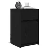 Image de vidaXL Armoire de chevet LED Chêne noir 38 x 34 x 61 cm