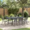 Image de vidaXL Ensemble de salle à manger pour jardin 9 pc Anthracite