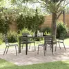 Image de vidaXL Ensemble de salle à manger pour jardin 5 pc Anthracite