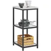 Image de vidaXL Étagère de Cuisine HATTEM Argenté 40 x 50 x 92 cm Acier