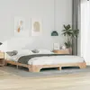 Image de vidaXL Cadre de lit Marron 180 x 210 cm Pin massif