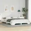 Image de vidaXL Cadre de lit Blanc 160 x 220 cm Pin massif