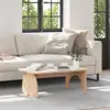 Image de vidaXL Table basse Naturel 80 x 50 x 31 cm Bois massif en pin