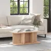 Image de vidaXL Table basse Naturel 80 x 39,5 x 33,5 cm Bois massif en pin